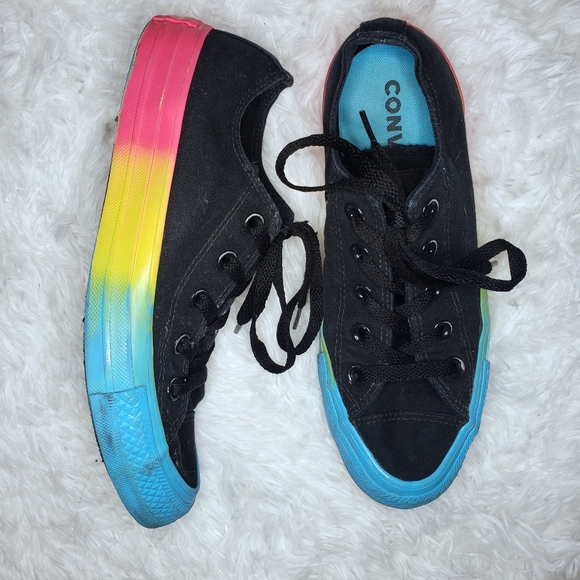 Converse Shoes - Rainbow Platform Converse 6